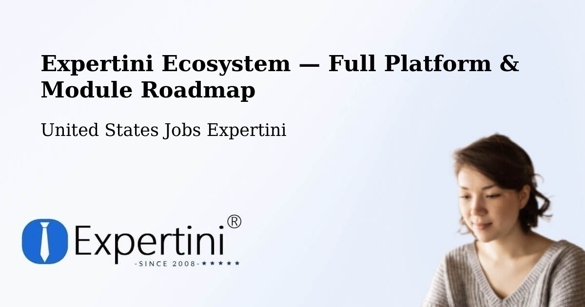 Expertini Ecosystem — Full Platform & Module Roadmap – Frisco